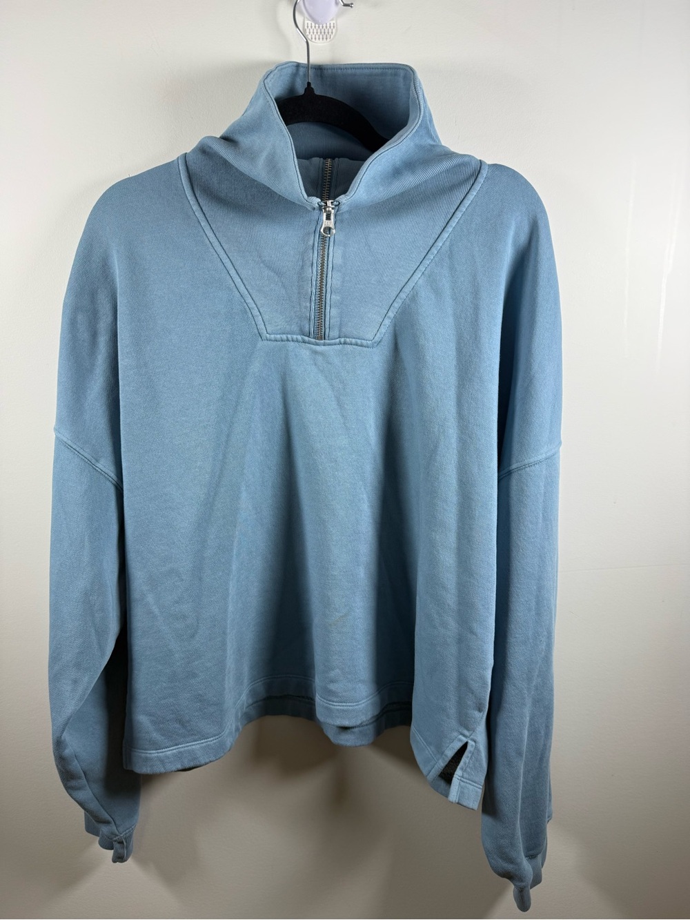 GAP | Blue Stone Half Zip Sweatshirt Size L